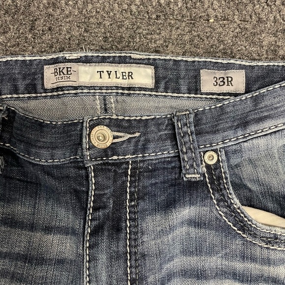 Buckle BKE Tyler Straight Leg Jeans Size 33 x 31.5 Cotton Regular - Picture 3 of 6